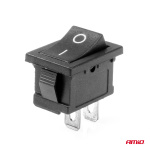 ΔΙΑΚΟΠΤΗΣ ON/OFF 3 ΕΠΑΦΩΝ 12V 20A 12mm x 19mm ΜΑΥΡΟΣ  ΑΜΙΟ - 1 ΤΕΜ. - Image 2