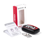 ΤΗΛΕΧΕΙΡΙΣΤΗΡΙΟ ΓΕΝΙΚΗΣ ΧΡΗΣΗΣ 4 ΚΑΝΑΛΙΩΝ (ΚΩΔΙΚΟΣ 433.92 MHz)  ΜΑΥΡΟ/ΚΟΚΚΙΝΟ  ΑMiO - 1 TEM. - Image 2