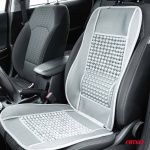 ΠΛΑΤΟΚΑΘΙΣΜΑ ΜΕ ΞΥΛΙΝΕΣ ΜΠΙΛΙΕΣ & ΥΠΟΣΤΗΡΙΞΗ ΣΤΗΝ ΜΕΣΗ ΣΕ ΓΚΡΙ ΧΡΩΜΑ AMIO - 1 ΤΕΜ. - Image 2