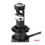 ΛΑΜΠΕΣ H7 PL-LENS SERIES 9>36V 60W 5.000K 3.800lm LED 2x4575 SMD CAN-BUS ΜΕ ΠΡΟΤΖΕΚΤΟΡΑ AMIO - 2 Τεμ. - Image 2