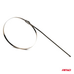 ΔΕΜΑΤΙΚΑ/ΔΕΤΙΚΑ ΚΑΛΩΔΙΩΝ TIE WRAP (ΤΑΙΡΑΠ) ΜΕΤΑΛΛΙΚΑ 4,6 x 150mm ΑΜΙΟ - 100 ΤΕΜ. - Image 2