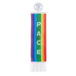 ΚΑΣΚΟΛ ΜΙΝΙ ΜΕ ΒΕΝΤΟΥΖΑ (PEACE) ΕΓΧΡΩΜΟ MINI SCIARPA - Image 2