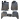 ΜΑΡΚΕ ΠΑΤΑΚΙΑ ΣΕ ΣΚΑΦΗ TPE ΛΑΣΤΙΧΟ ΓΙΑ FORD RANGER 4D 2011+  ΣΕ ΜΑΥΡΟ ΧΡΩΜΑ NOVLINE - 4 ΤΕΜ.