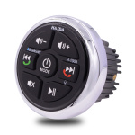 HASDA H-1003 ΑΔΙΑΒΡΟΧΟ ΣΤΡΟΓΓΥΛΟ ΜΑΥΡΟ BLUETOOTH CONTROLLER - A2DP - Image 2