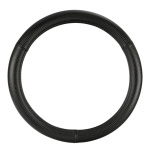 ΚΑΛΥΜΜΑ ΤΙΜΟΝΙΟΥ RACING PREMIUM BLACK (S) 35/37cm ΣΥΝΘΕΤΙΚΟ ΔΕΡΜΑ SKEENTEX ΜΑΥΡΟ/CARBON LOOK LAMPA  - 1 ΤΕΜ. - Image 2