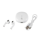 ΑΚΟΥΣΤΙΚΑ BLUETOOTH ΑΣΥΡΜΑΤΑ ΜΕ ΚΟΥΤΙ ΦΟΡΤΗΣΗΣ (ΜΟΥΣΙΚΗ/ ΚΛΗΣΕΙΣ) 5.3VERSION ΛΕΥΚΑ PODS LAMPA - 1 ΣΕΤ. - Image 2