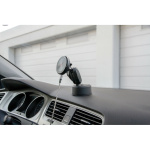 Μαγνητική Βάση Στήριξης Κινητού Mag Wireless Orbit της σειράς Optiline για Ταμπλό και Παρμπρίζ Αυτοκινήτου ή Λείες Επίπεδες Επιφάνειες με δυνατότητα ασύρματης φόρτισης Max Power 15W, 15 μαγνήτες και 2 αυτοκόλλητα, μεταλλικά δακτυλίδια - Image 2