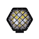 ΠΡΟΒΟΛΕΑΣ ΕΡΓΑΣΙΑΣ 12-30V 48W 16X3WSMD LED max1600lm ΕΞΑΓΩΝΟΣ 138x124x65mm SPOT ECONO M-TECH - 1 Τεμ. - Image 2