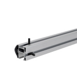 Πλήρες Σετ με Μπάρες Οροφής Αλουμινίου Airdyn N 155 cm και Άκρα Τοποθέτησης για Επαγγελματικά Οχήματα και Van Menabo - 3 τεμ. - Image 2