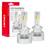 ΛΑΜΠΕΣ LED D2S/D2R/D4S/D4R 12/24V 6000K 9.000lm 50W X ALL IN ONE SERIES CAN-BUS (ΜΕ ΑΝΕΜΙΣΤΗΡΑΚΙ) AMIO - 2 ΤΕΜ.