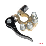 ΠΟΛΟΙ ΜΠΑΤΑΡΙΑΣ / ΑΚΡΟΔΕΚΤΕΣ 12V 40A ΜΕ ΣΦΙΓΚΤΗΡΕΣ & ΣΥΝΔΕΣΜΟΥΣ ΚΕΦΑΛΗΣ AMIO - ΣΕΤ - Image 2