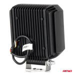 ΠΡΟΒΟΛΕΑΣ ΕΡΓΑΣΙΑΣ ΤΕΤΡΑΓΩΝΟΣ LED 30W 9>50V 3 ΧΡΗΣΕΩΝ ΛΕΥΚΟ/ΠΟΡΤΟΚΑΛΙ ΦΩΣ 110x110x52mm AMIO - 1 Τεμ. - Image 2