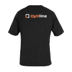 ΜΠΛΟΥΖΑΚΙ T-SHIRT ΜΑΥΡΟ OPTILINE (M) 100% ΒΑΜΒΑΚΕΡΟ 1ΤΕΜ. - Image 2