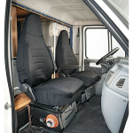 ΚΑΛΥΜΜΑΤΑ ΚΑΘΙΣΜΑΤΩΝ TRAVEL ENTIRE ΓΙΑ ΤΡΟΧΟΣΠΙΤΟ ΣΕ ΜΑΥΡΟ ΧΡΩΜΑ ΜΕ ΠΛΕΞΗ ΖΑΚΑΡ 2ΤΕΜ. - Image 2