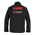 ΜΠΟΥΦΑΝ/ΤΖΑΚΕΤ ΜΑΚΡΥΜΑΝΙΚΟ LAMPA (XXL) ΣΕ ΜΑΥΡΟ ΧΡΩΜΑ ΜΕ ΑΠΟΣΠΩΜΕΝΑ ΜΑΝΙΚΙΑ - Image 2